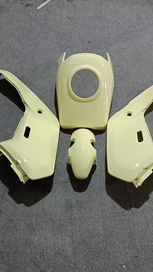 小牛电动m2车壳烤漆件亮光浅黄色碣石专业钣金喷漆工艺自己工厂采用的